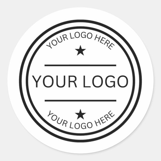 Aangepaste transparante logo gepersonaliseerde vin ronde sticker (Voorkant)