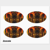 Aangepaste transparante sticker – gepersonaliseerd (Vel)