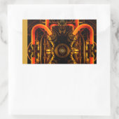 Aangepaste transparante sticker – gepersonaliseerd (Tas)