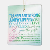 Aangepaste transplantatie Sterk nieuw leven Keramisch Ornament (Links)