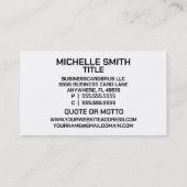 Aangepaste Treats Cookie Decorator Visitekaartje (Achterkant)