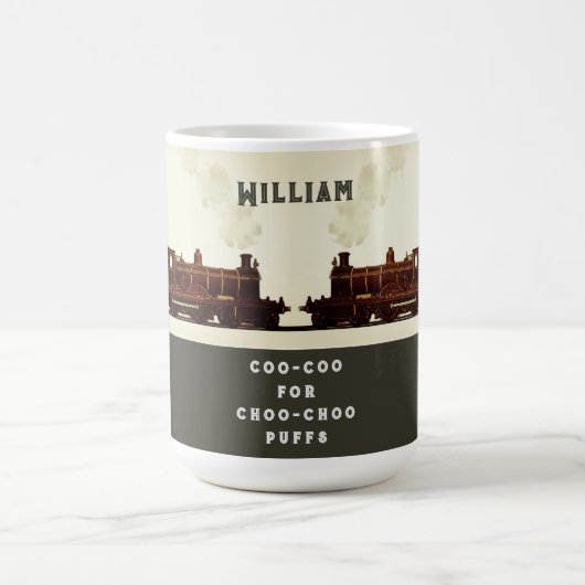 Aangepaste trein koffiemok (Center)