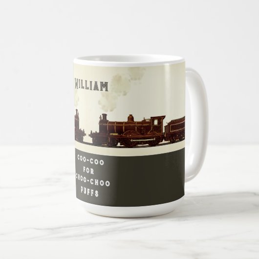 Aangepaste trein koffiemok (Voorkant rechts)