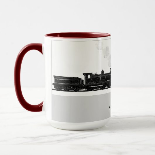 Aangepaste trein mok (Links)