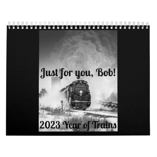 Aangepaste treinkalender kalender (Hoes)