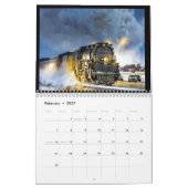 Aangepaste treinkalender kalender (Feb 2027)