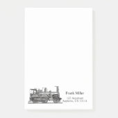 Aangepaste  treinmotor post-it® notes (Voorkant)