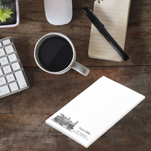 Aangepaste  treinmotor post-it® notes