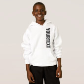 Aangepaste Trendy Big Font Tekst Sjabloon Kinder J (Voorkant volledig)