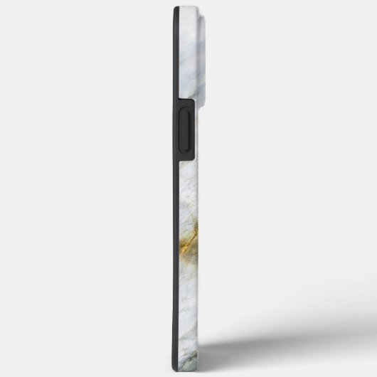 Aangepaste Trendy Blue Grey Brown Marble Stone Tex Case-Mate iPhone Case (Achterkant / Rechts)