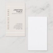 Aangepaste Trendy Elegant Moderne Design Sjabloon Visitekaartje (Voorkant / Achterkant)