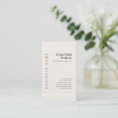 Aangepaste Trendy Elegant Moderne Design Sjabloon Visitekaartje (Staand voorkant)