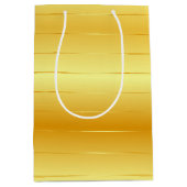 Aangepaste Trendy Gold-look elegant moderne Sjablo Medium Cadeauzakje (Voorkant)
