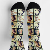 Aangepaste trendy huisdiercollage sokken (Top)