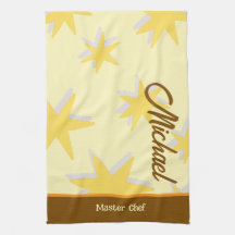 Aangepaste trendy kalligrafie letter master chef b