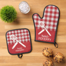 Aangepaste trendy klassieke tartan plaid Rood Wit