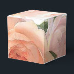 Aangepaste trendy rozen moderne elegante sjabloon bedankdoosjes<br><div class="desc">Aangepaste trendy rozen moderne elegante sjabloon cadeau doos.</div>