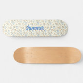 Aangepaste Trendy  Wildflower Pattern Persoonlijk Skateboard (Horizontaal)