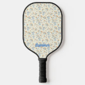 Aangepaste Trendy  Wildflower Pattern Pickleball Paddle (Voorkant)
