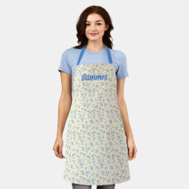Aangepaste Trendy Wildflower Pattern Schort
