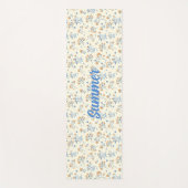 Aangepaste Trendy Wildflower Pattern Yogamat (Voorkant)