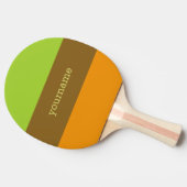Aangepaste Tri-Color ping pong paddle Tafeltennisbatje (Zijkant)