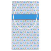 aangepaste triathlon-patroonnaam klein cadeauzakje (Achterkant)