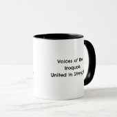 Aangepaste Tribal Typography Coffee Cup Mok (Voorkant rechts)