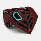 Aangepaste tribale doezelaar stropdas (Opgerold)