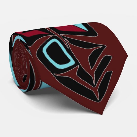 Aangepaste tribale doezelaar stropdas (Opgerold)