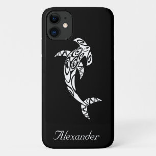 Aangepaste Tribale Hamerhaai Illustratie Case-Mate iPhone Case