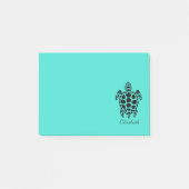 Aangepaste tribale Zee Turquoise Post-it® Notes (Voorkant)