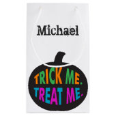 Aangepaste Trick me Behandeling met meerdere kleur Klein Cadeauzakje (Achterkant)