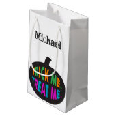 Aangepaste Trick me Behandeling met meerdere kleur Klein Cadeauzakje (Achterkant Gekanteld)