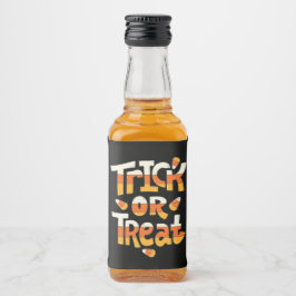Aangepaste Trick or treat Halloween Likeurfles Etiket