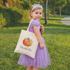Aangepaste Trick or treat Halloween Snoep Bag Tote Bag