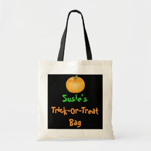 Aangepaste Trick or treat zakken Tote Bag