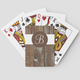 Aangepaste trillingskaarten voor hout pokerkaarten