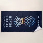 Aangepaste troepenvariatie voor tropische batches strandlaken (Voorkant)