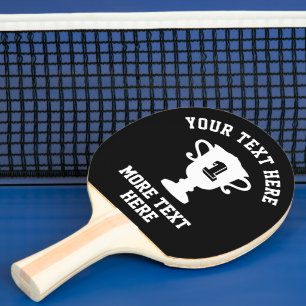 Aangepaste trofee beker pingpongbat voor tafeltenn tafeltennisbatje