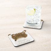 Aangepaste trommel AFICIONADO Puggy Cigar Bier Onderzetter