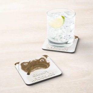 Aangepaste trommel AFICIONADO Puggy Cigar Bier Onderzetter