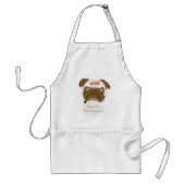 Aangepaste trommel AFICIONADO Puggy Cigar Standaard Schort (Voorkant)