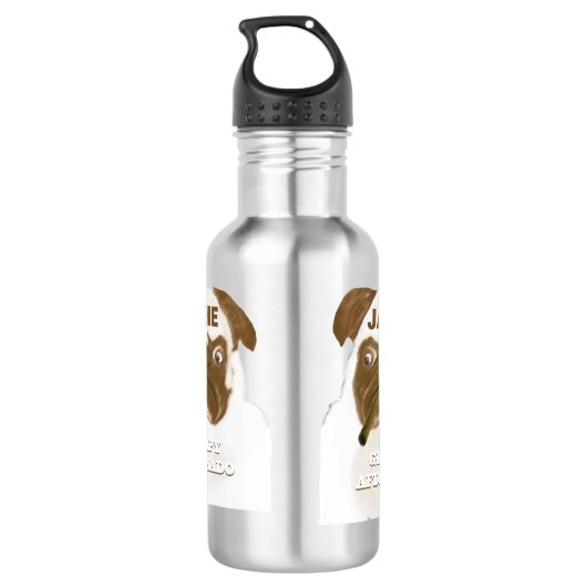 Aangepaste trommel AFICIONADO Puggy Cigar Waterfles (Achterkant)