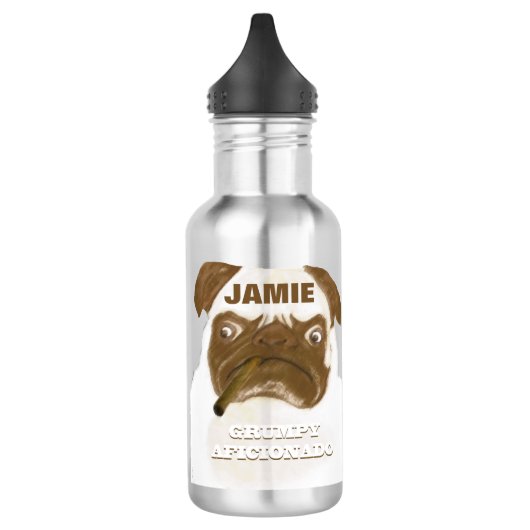 Aangepaste trommel AFICIONADO Puggy Cigar Waterfles (Links)