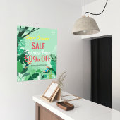 Aangepaste Tropical Forest Summer Sale Zakelijke a Perfect Poster