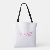 Aangepaste tropische bachelorette-feestfavor  tote bag (Achterkant)