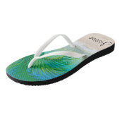 Aangepaste tropische bestemming teenslippers (Schuin)