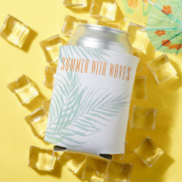 Aangepaste tropische bladeren Foam Koelbox Blikjeskoeler