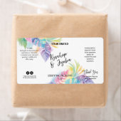 Aangepaste Tropische Dropper Fles Product Labels (Insitu)